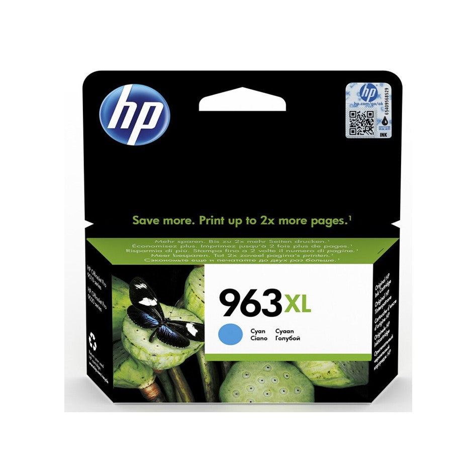TINTEIRO ORIGINAL HP 963XL CIANO